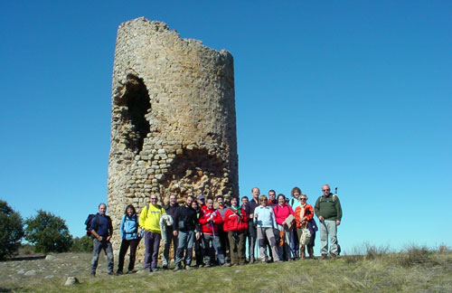 Los excursionistas en la Torrejalba