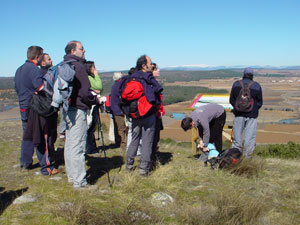 Disfrutando las vistas desde la Torrejalba