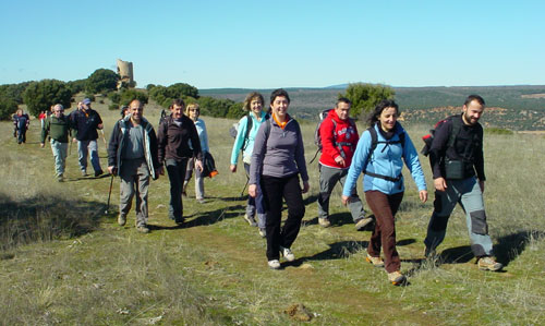 Ruta de senderismo organizada por el Ayuntamiento de Soria. 8 de marzo de 2009.