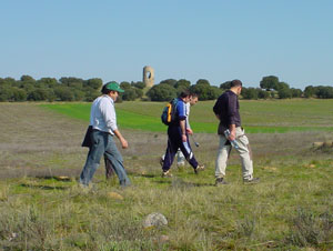 Marcha senderista hacia la Torrejalba