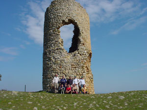 Ruta de senderismo organizada por la Asoc. Trashumancia de Almaz�n. 15 de abril de 2007.
