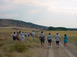 Caminando hacia la "Torrejalba"