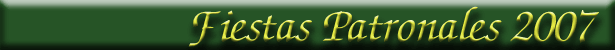 Fiestas Patronales 2007
