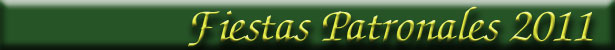 Fiestas Patronales 2011