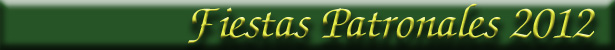 Fiestas Patronales 2012