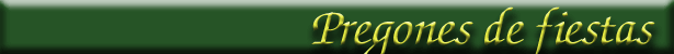 Pregones de fiestas