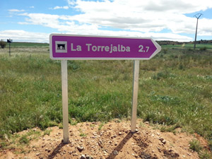 Cartel informativo - Torrejalba - Ruta Tur�stica - Ruta del Duero