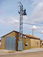 Demolici�n del transformador antiguo