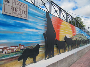 Mural de homenaje a la trashumancia. Almarail ...esCultural