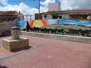 Mural de homenaje a la trashumancia. Almarail ...esCultural