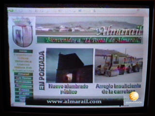 La web de Almarail en el programa