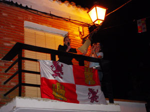Natalia pregonando las fiestas de 2007
